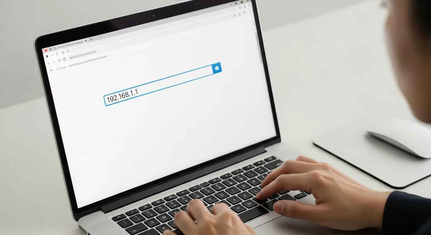Écran de laptop avec champ URL IPTV en cours de modification dans les paramètres