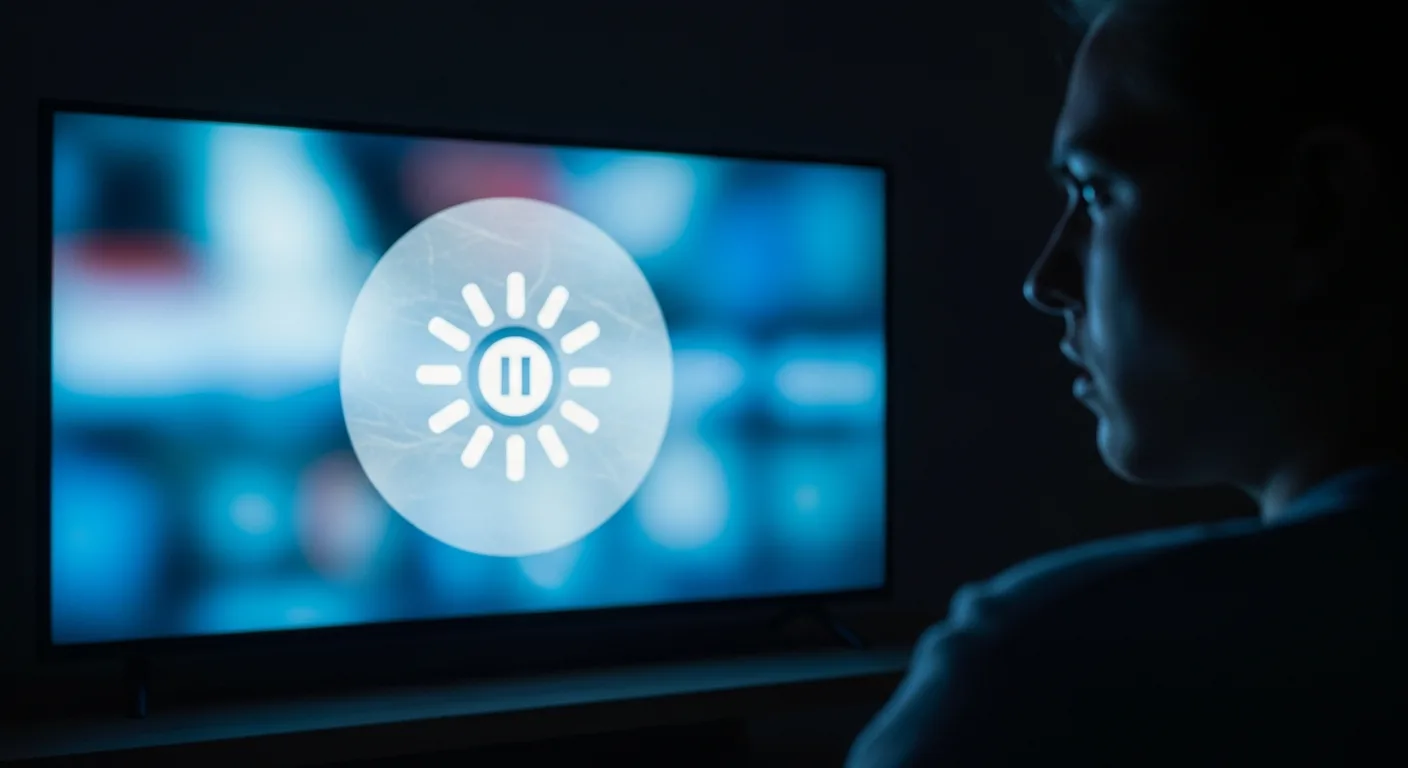 Télévision avec écran de chargement bloqué - buffering IPTV en cours